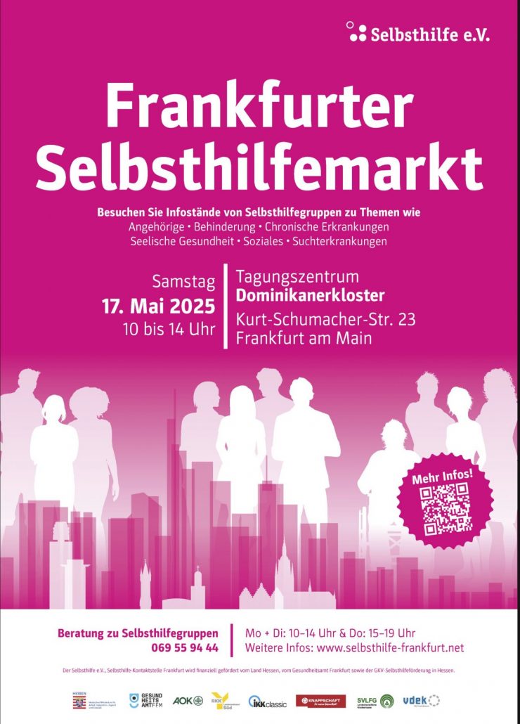 Plakat SelbstHilfeMarkt Frankfurt 2025