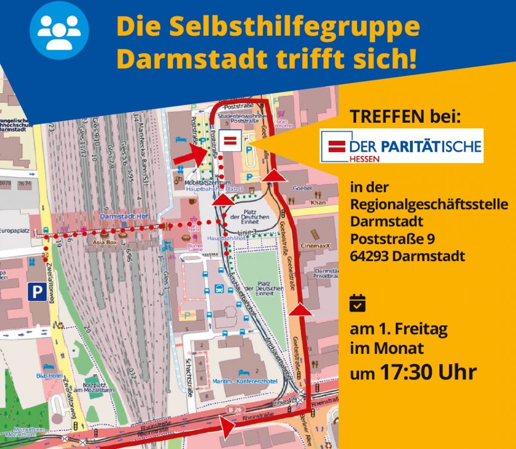 SHG Darmstadt Anfahrt