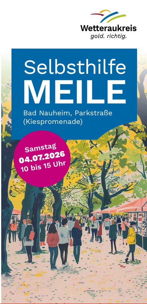 Flyer Selbsthilfemeile Bad Nauheim 2026