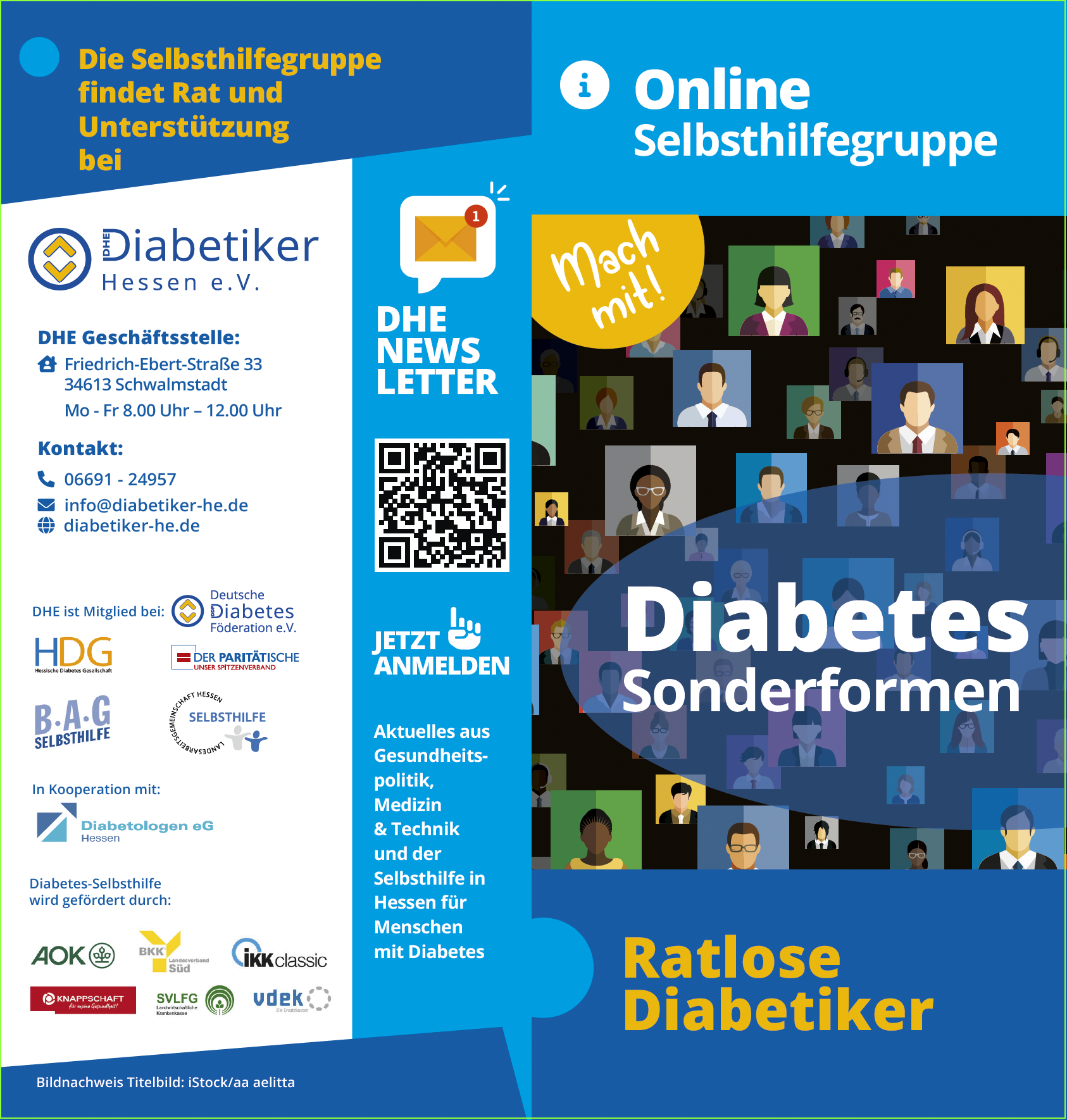 Flyer Diabetes Sonderformen Bild 1